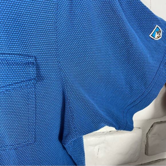 Kuhl Blue Short Sleeve Button Down size Small - Picture 6 of 9